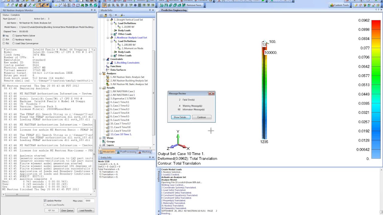 Buckling Mini-Workshop- FEMAP and NX Nastran Technical Seminar