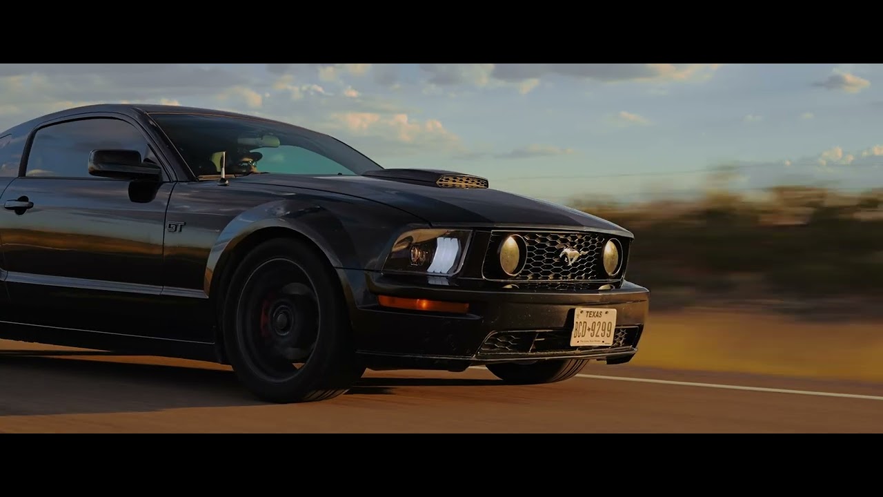 Tristian's Black Mustang [4K]