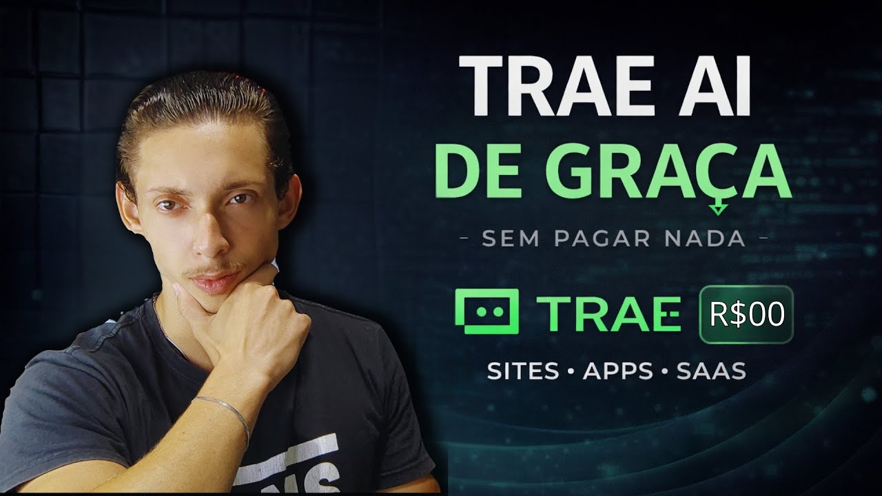 TRAE AI DE GRAÇA: MÉTODO REAL QUE EU USO