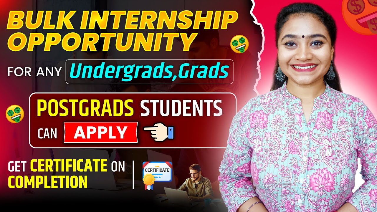 Bulk Internship Opportunity For Students| Winter Internship Program| PWC Student Internship Program
