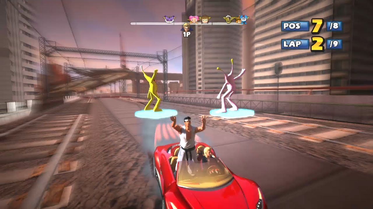 JACKY & AKIRA Rokkaku Hill 9 Laps Expert (Request) Sonic & Sega All-Stars Racing