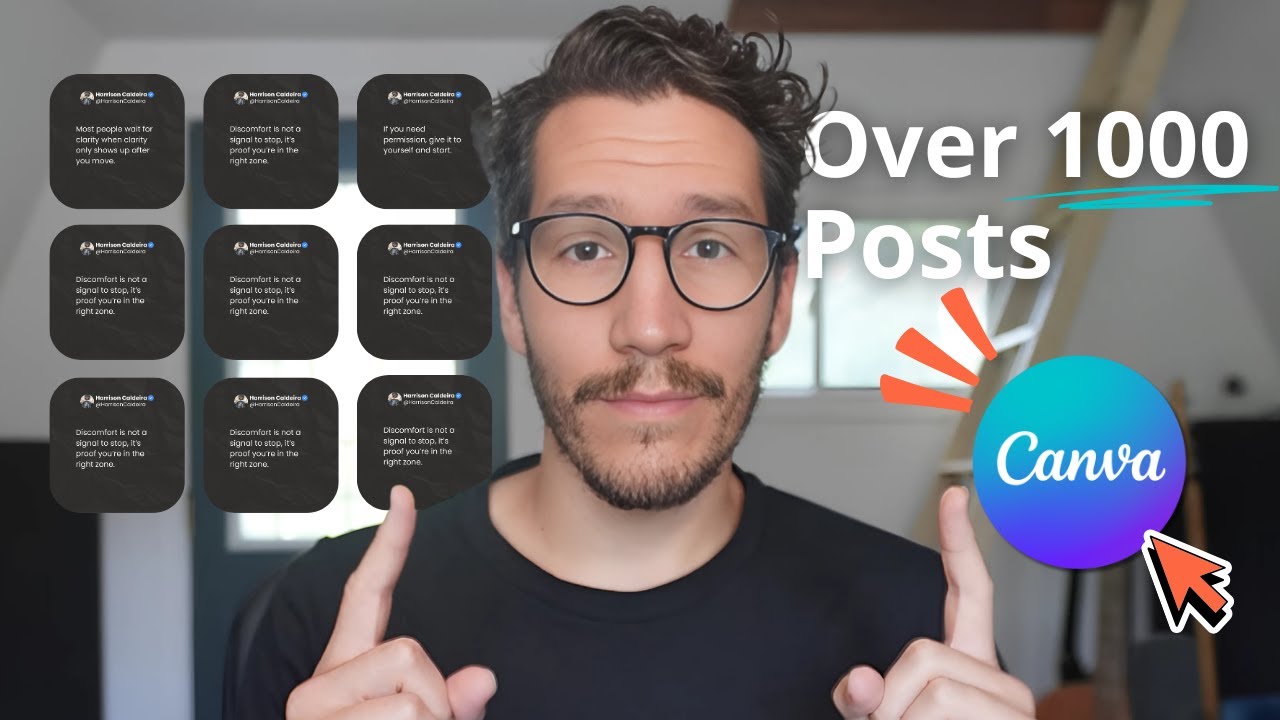 How I Made 1000 Posts in 1 Hour (Canva Bulk Create Hack)