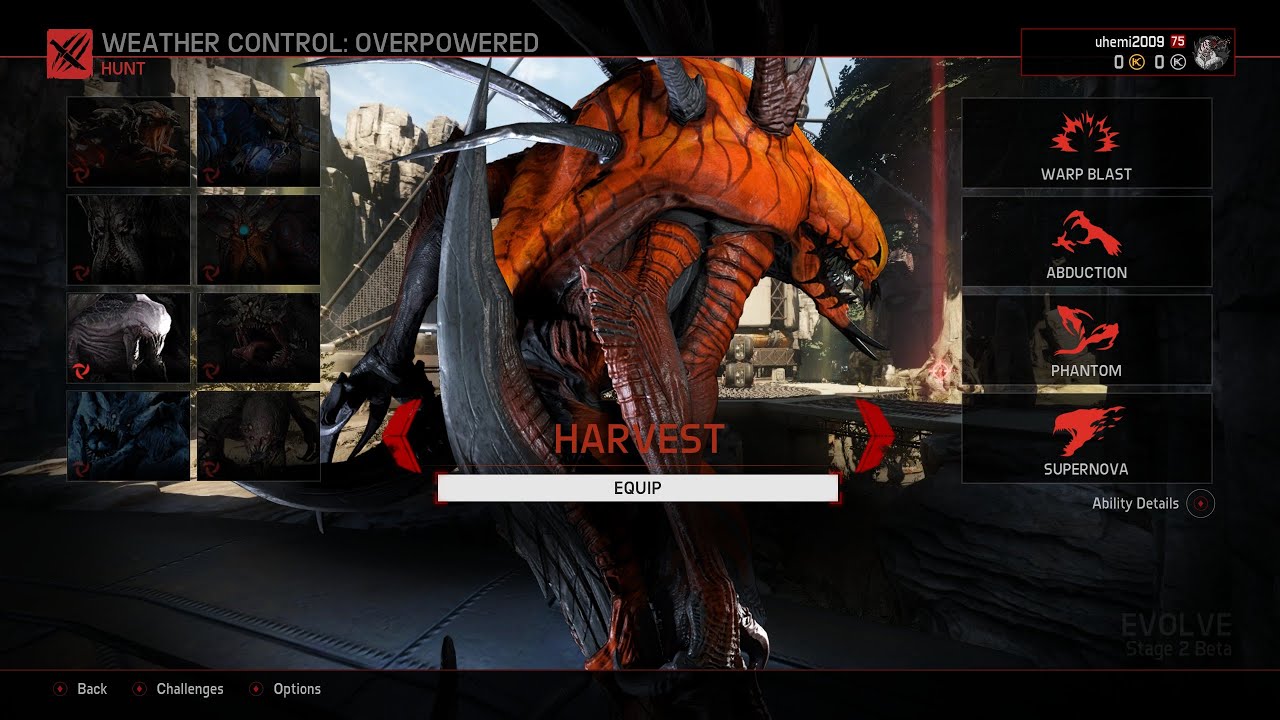 Harvest Wraith - Evolve Stage 2 2023 Gameplay