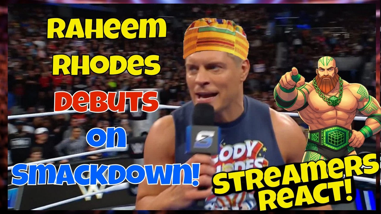 Streamers React! Cody Raheem Rhodes debuts on Smackdown!! #wwe #smackdown #wrestling