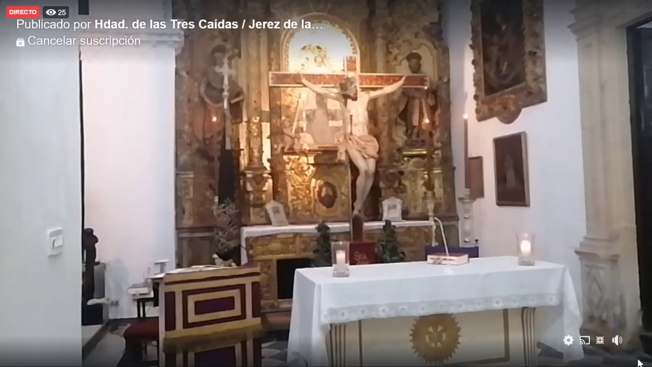 Cultos en directo Miércoles Santo Hermandad Tres Caídas