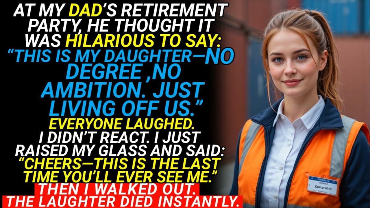 He Called Me “Uneducated” at His Retirement Party, Then I Revealed the Truth
