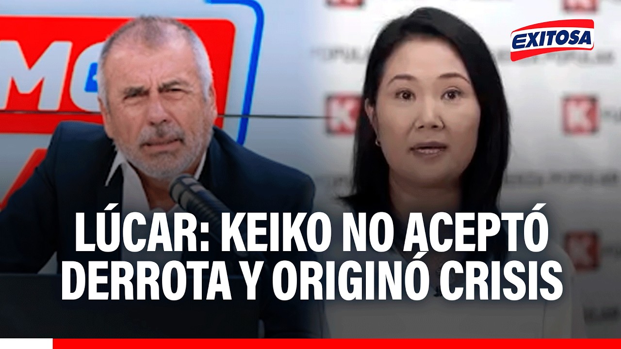 🔴🔵 Nicolás Lúcar: Crisis nacional de los últimos años tiene que ver con Keiko Fujimori