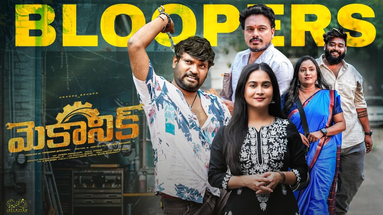 Mechanic Web Series Bloopers | Prasad Behara | JDV Prasad | Kanchan | Chandu JC | Infinitum Media