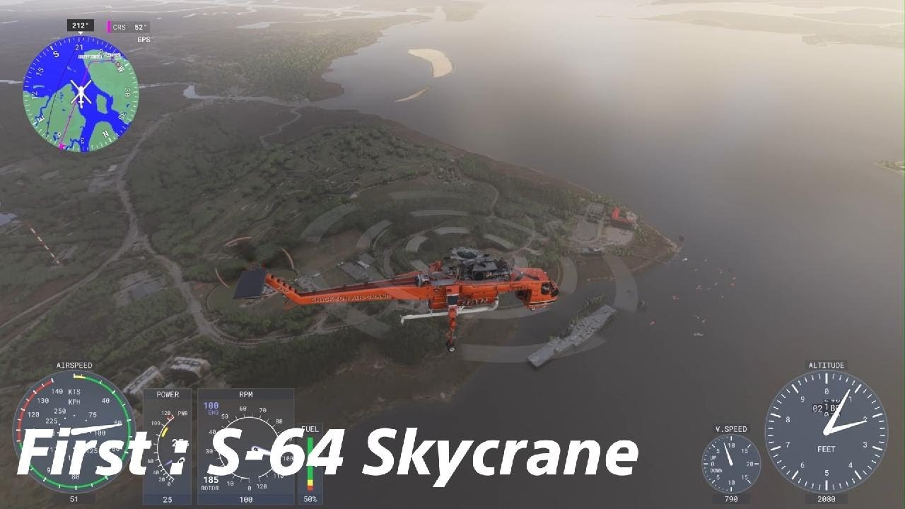 Microsoft Flight Simulator 2024 - First Flight with S-64 Skycrane