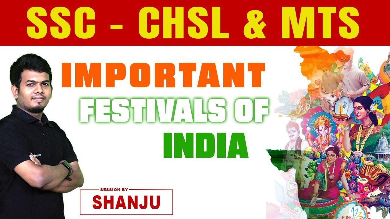 Static GK - Important Festivals and Fairs of India by Shanju | SSC MTS & CHSL | Veranda Race, Part 1