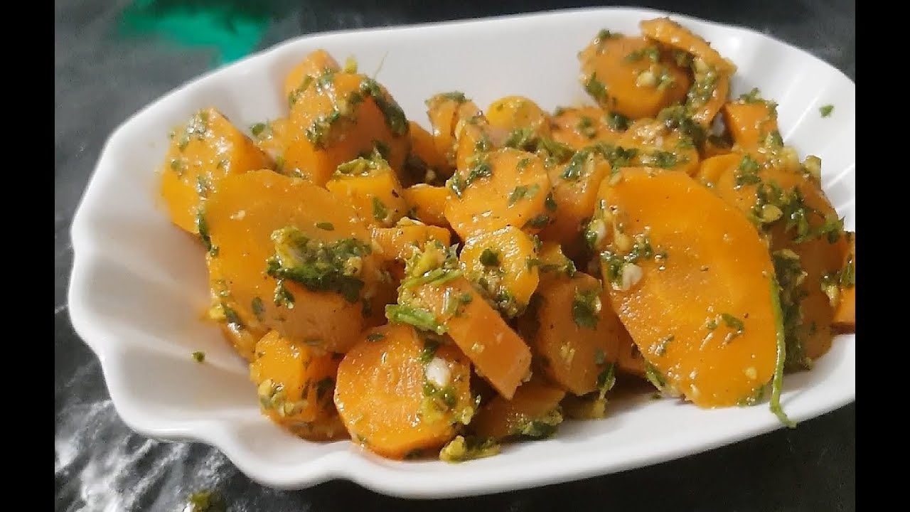 Carottes marinées à l'orientale au Thermomix