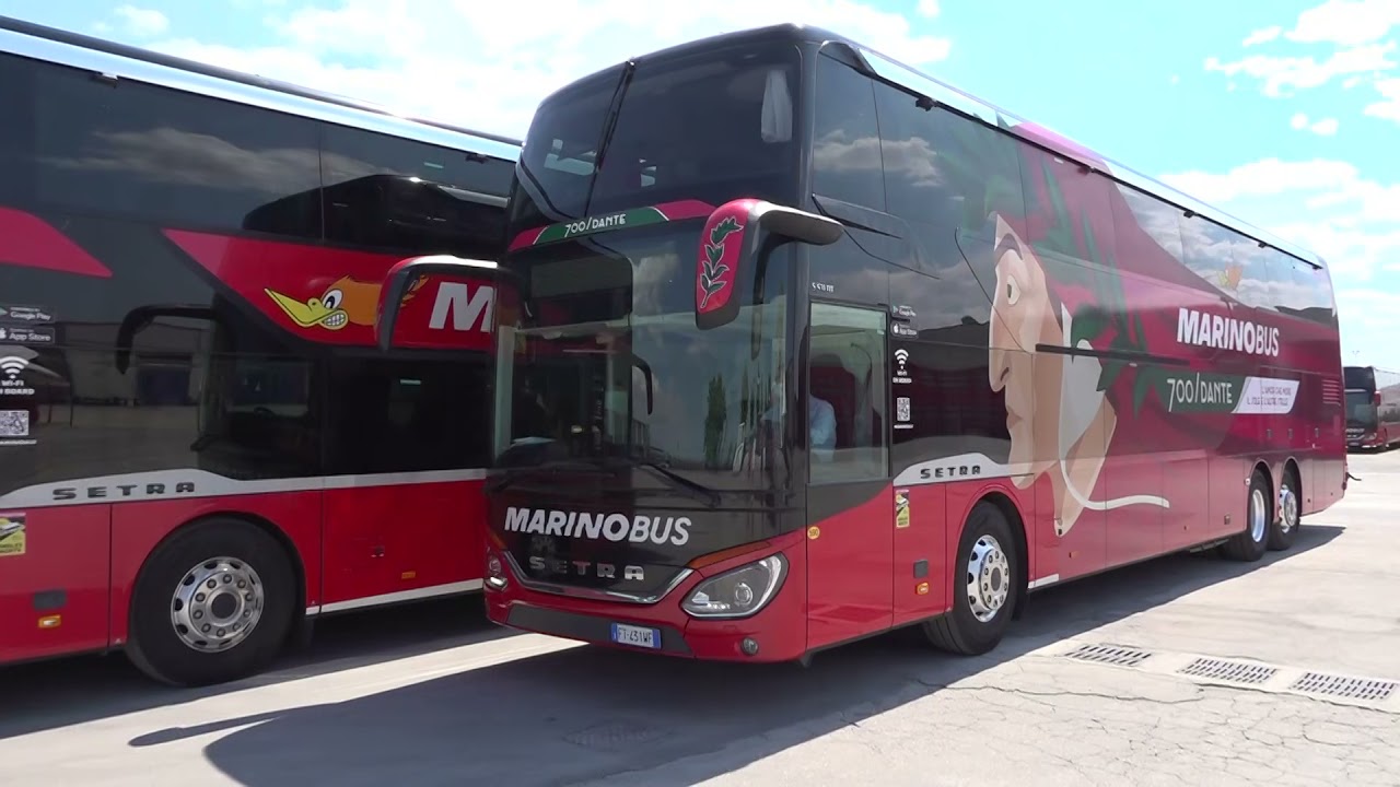 “La dritta via”: Dante viaggia per l'Italia e l'Europa con MarinoBus