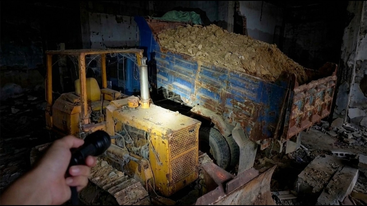 First Start Opening Amazing Project!! Landfill Delete Flooded Area Using Skills Dozer Pushing Stone