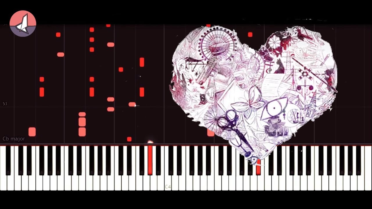 だれかの心臓になれたなら I want to be your heart - YurryCanon | [Piano Tutorial] (Synthesia) 「ピアノ」