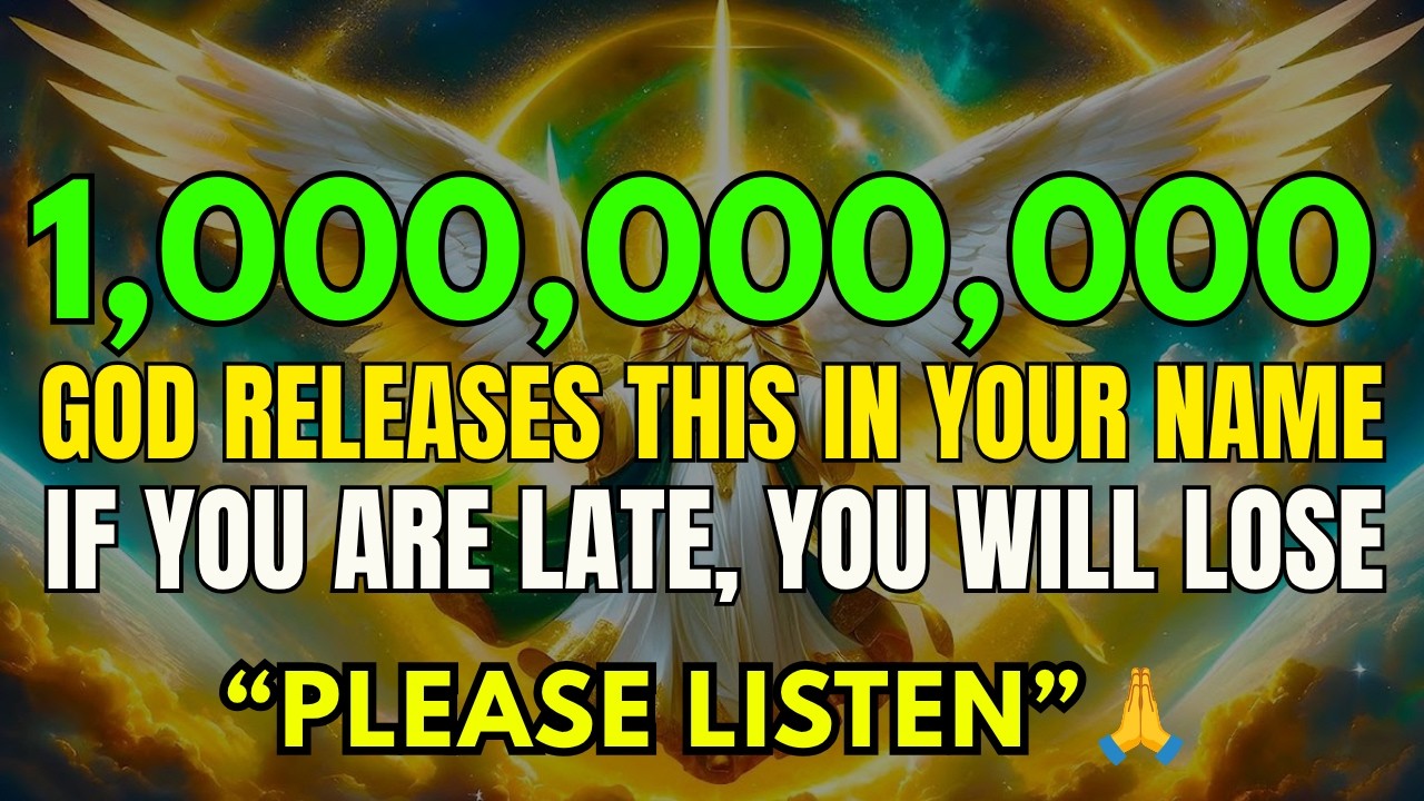 🔴 ONLY 30 SECONDS LEFT — ARCHANGEL MICHAEL SAYS GOD IS RELEASING A 1,000,000,000,000 MIRACLE IN...