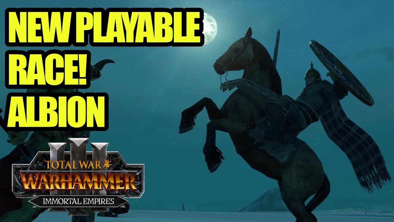 NEW Albion Playable Race - OVN Lost Factions - Immortal Empires - Total War Warhammer 3 - Mod Review