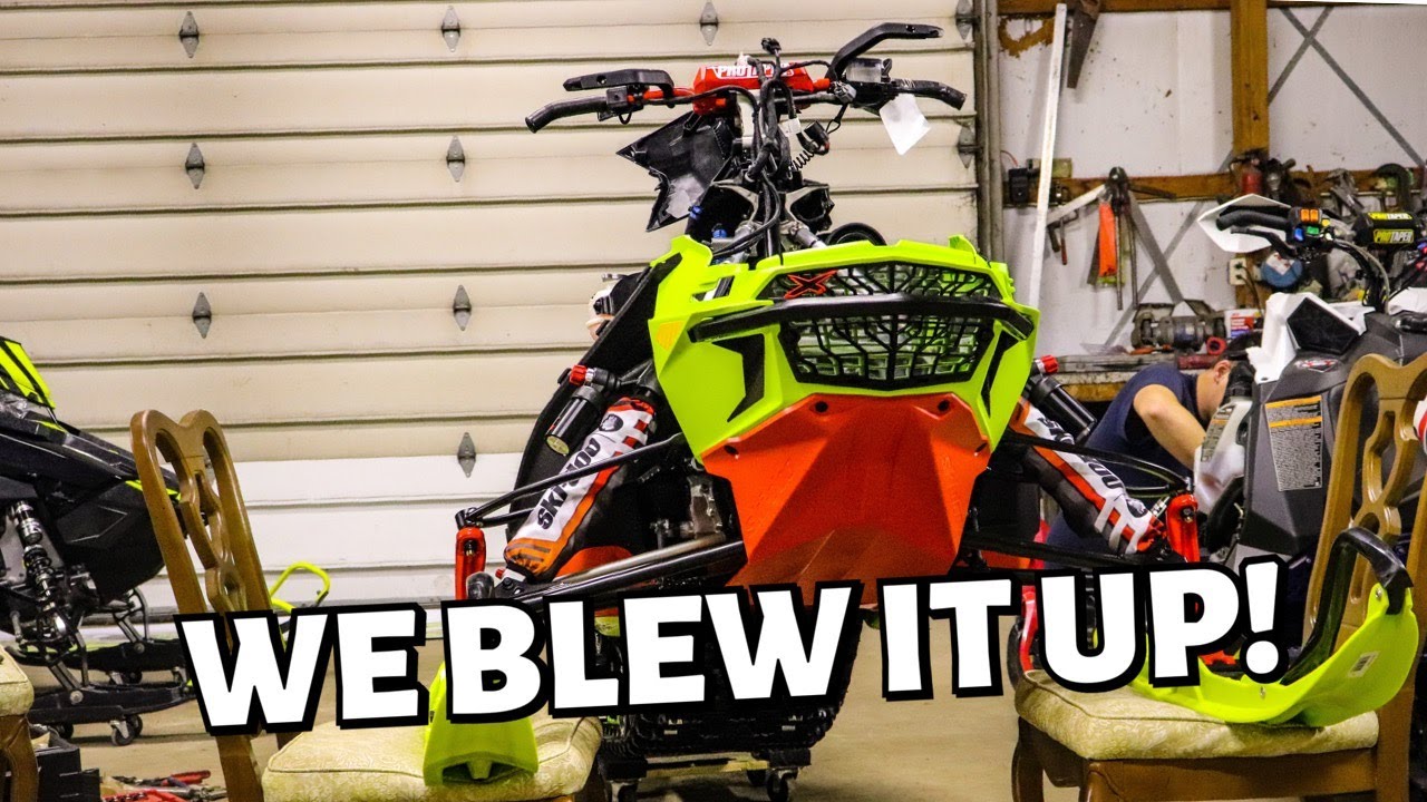 We Blew up our 2020 Ski Doo Renegade XRS 850 Etec