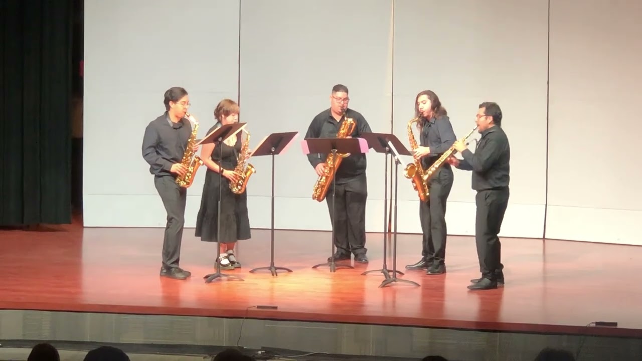 CSUSB Saxophone ensemble: Final Boss by Chris Evan Hass