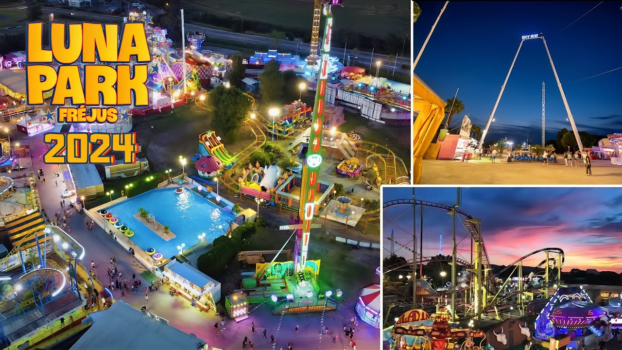 UNE INCROYABLE SOIRÉE AU LUNA PARK FRÉJUS (SKY RIDER, SPACE X...) !!