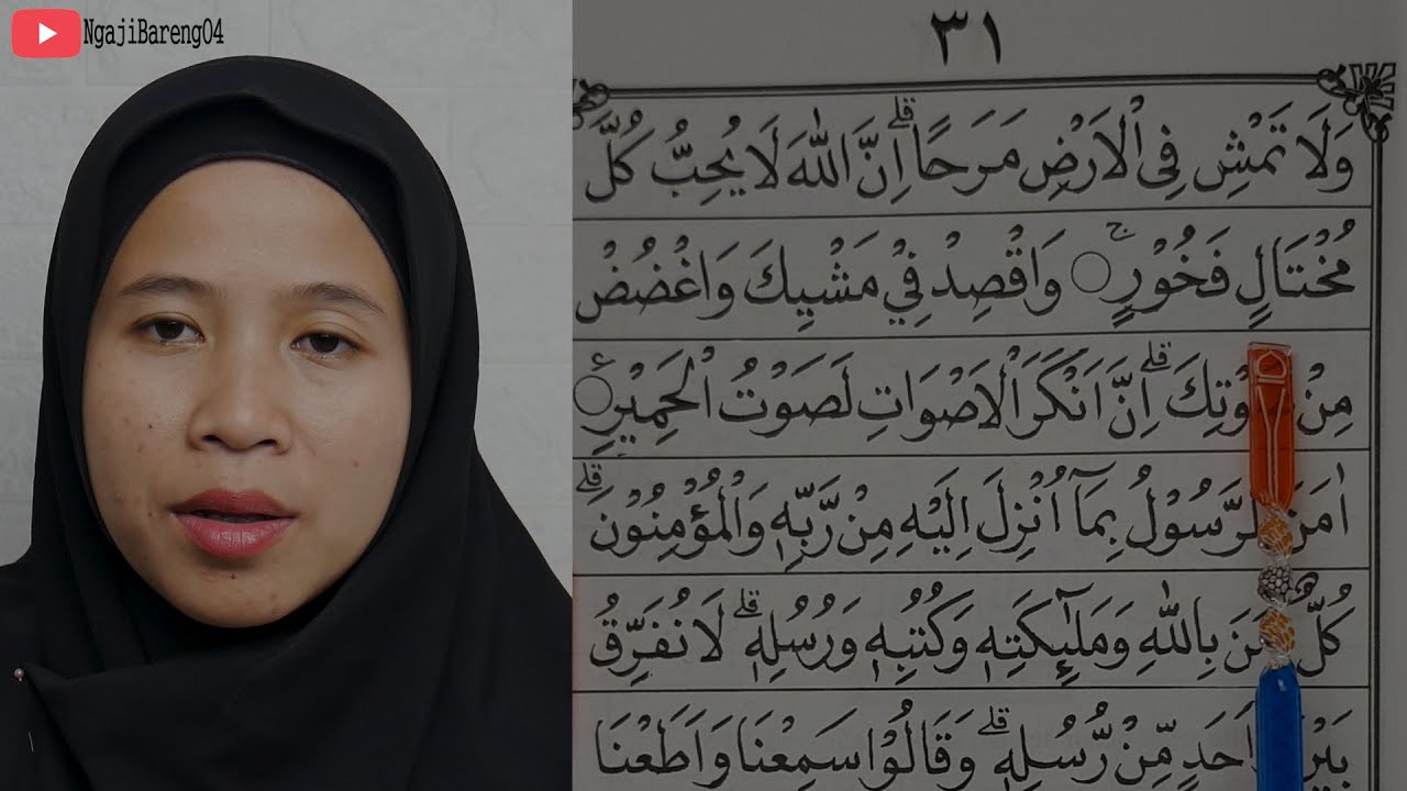 TERBARU BELAJAR MEMBACA IQRO 6 BAGIAN 29 HALAMAN 31-32 VERSI HURUF BESAR VISUAL TATAP MUKA PENGAJAR