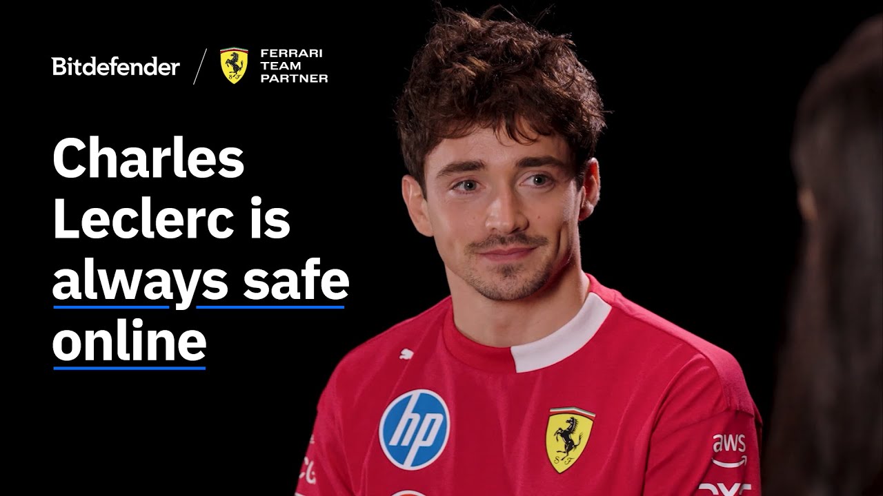 Charles Leclerc: untouchable on track and online