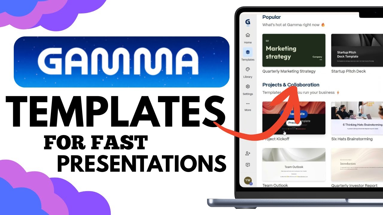 How to use Gamma Templates For Work Presentations Fast