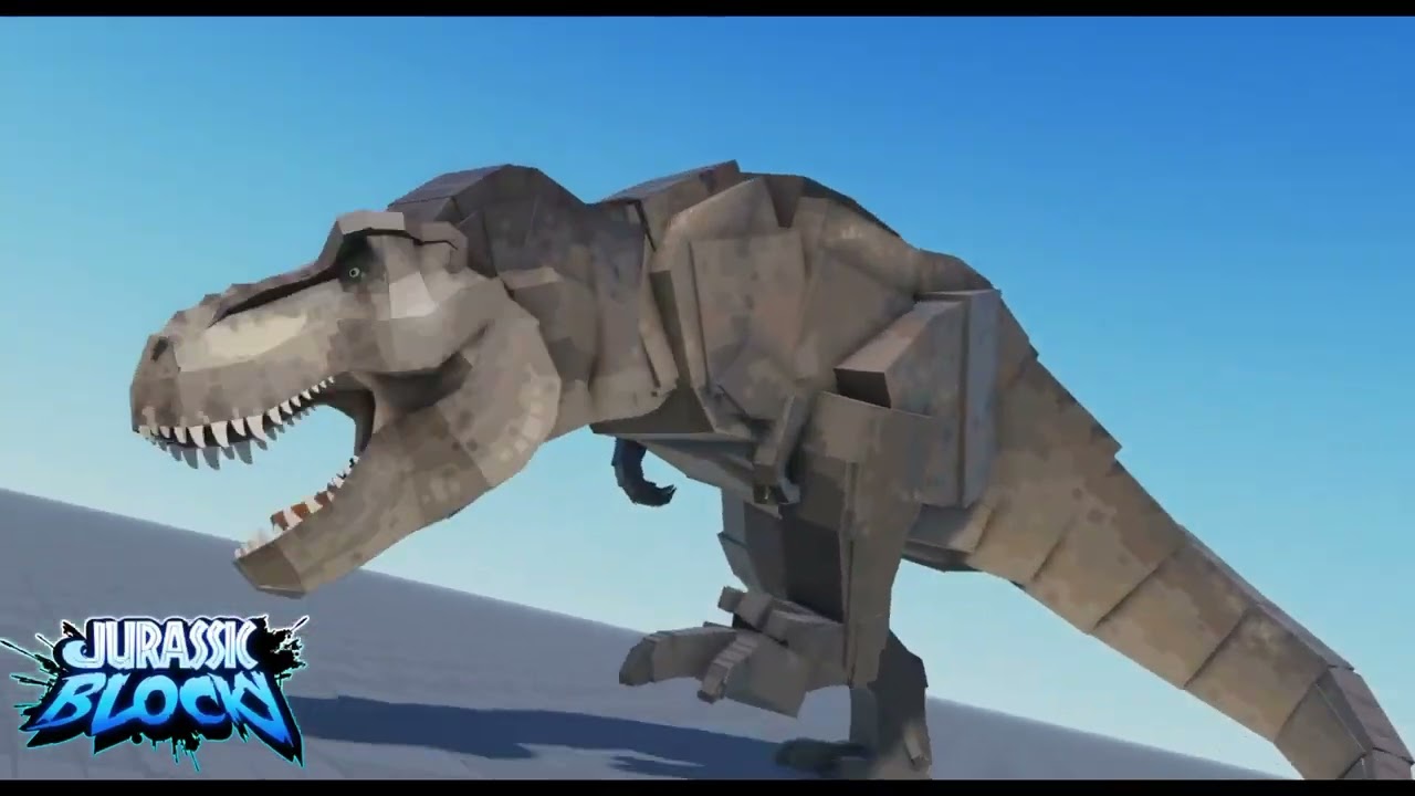 Jurassic blocky Trex Ultimate Showcase