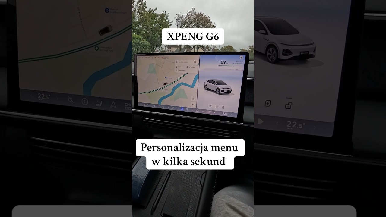 Szybka personalizacja funkcji w XPENG G6 . 