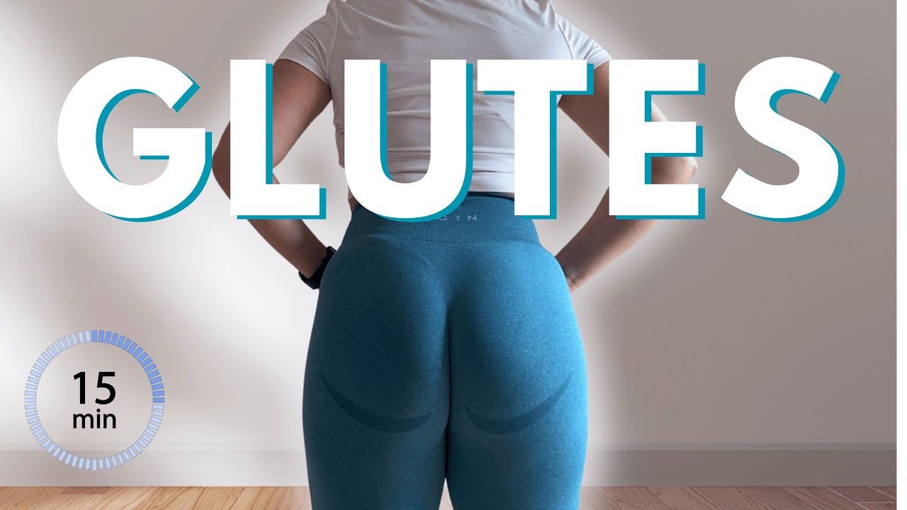 16MIN AT HOME BOOTY WORKOUT NO EQUIPMENT | Fire Hydrants, Glute Bridged, Hip Circles - Floor Workout