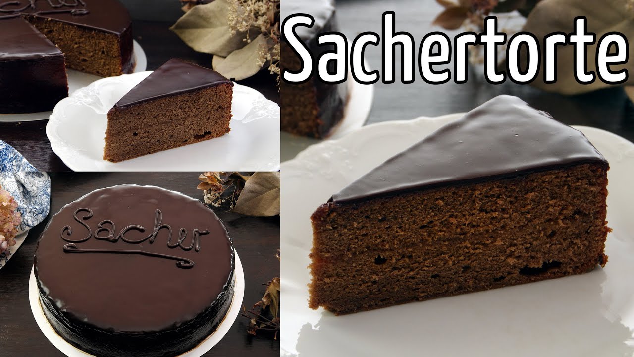 SACHERTORTE selber machen | Sachertorte backen [mit Original Glasur Rezept & Alternative] Klassiker