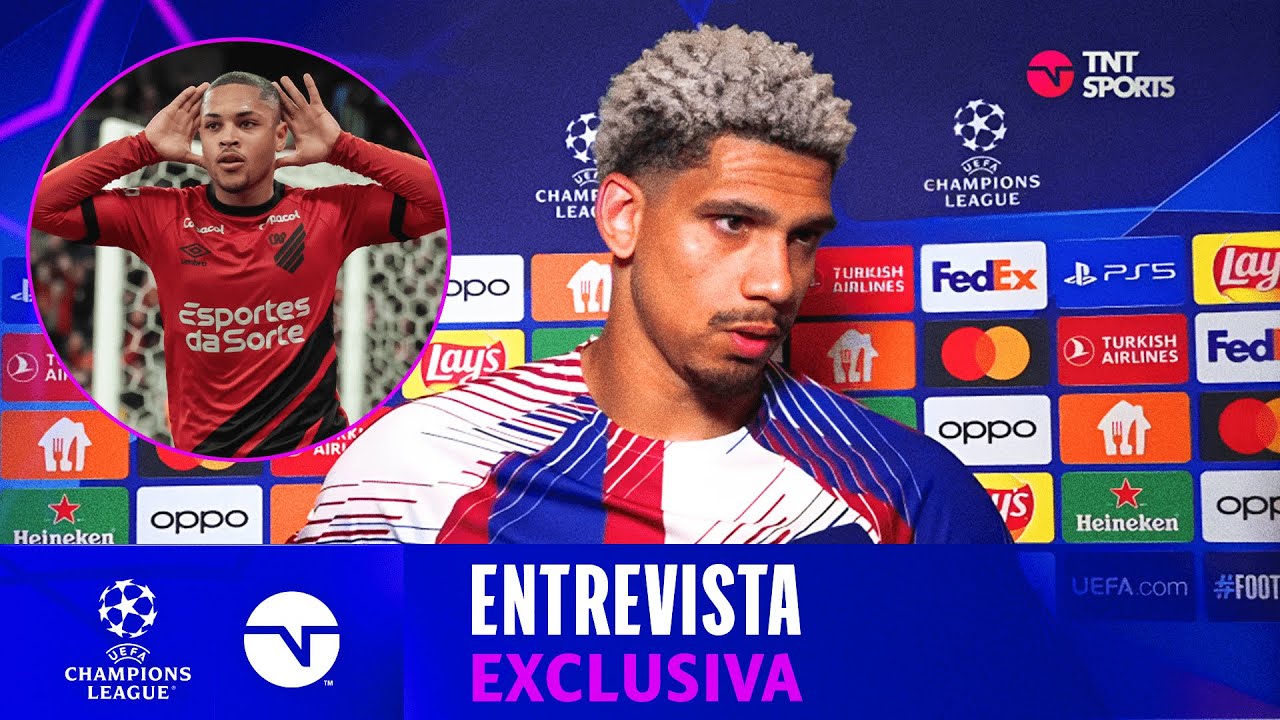 RONALD ARAÚJO FALA SOBRE VITOR ROQUE E DESENROLA NO PORTUGUÊS: 