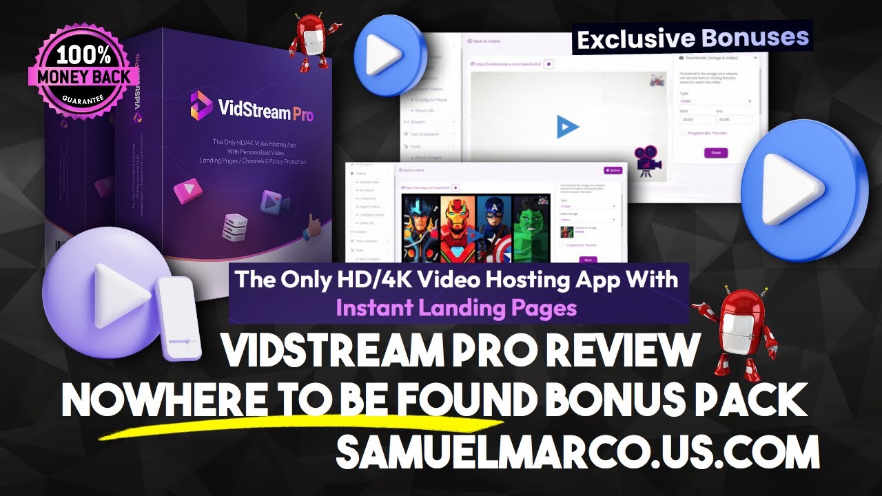 VidStream Pro Review & Bonus - Watch VidStream Pro Review Video Hosting Platform