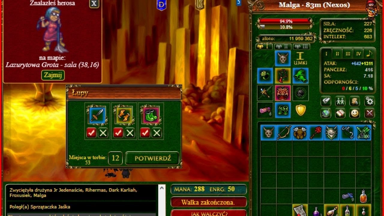 Margonem - Mix bicia heros&oacute;w zwykłych i eventowych + Reakcja na legendę #16