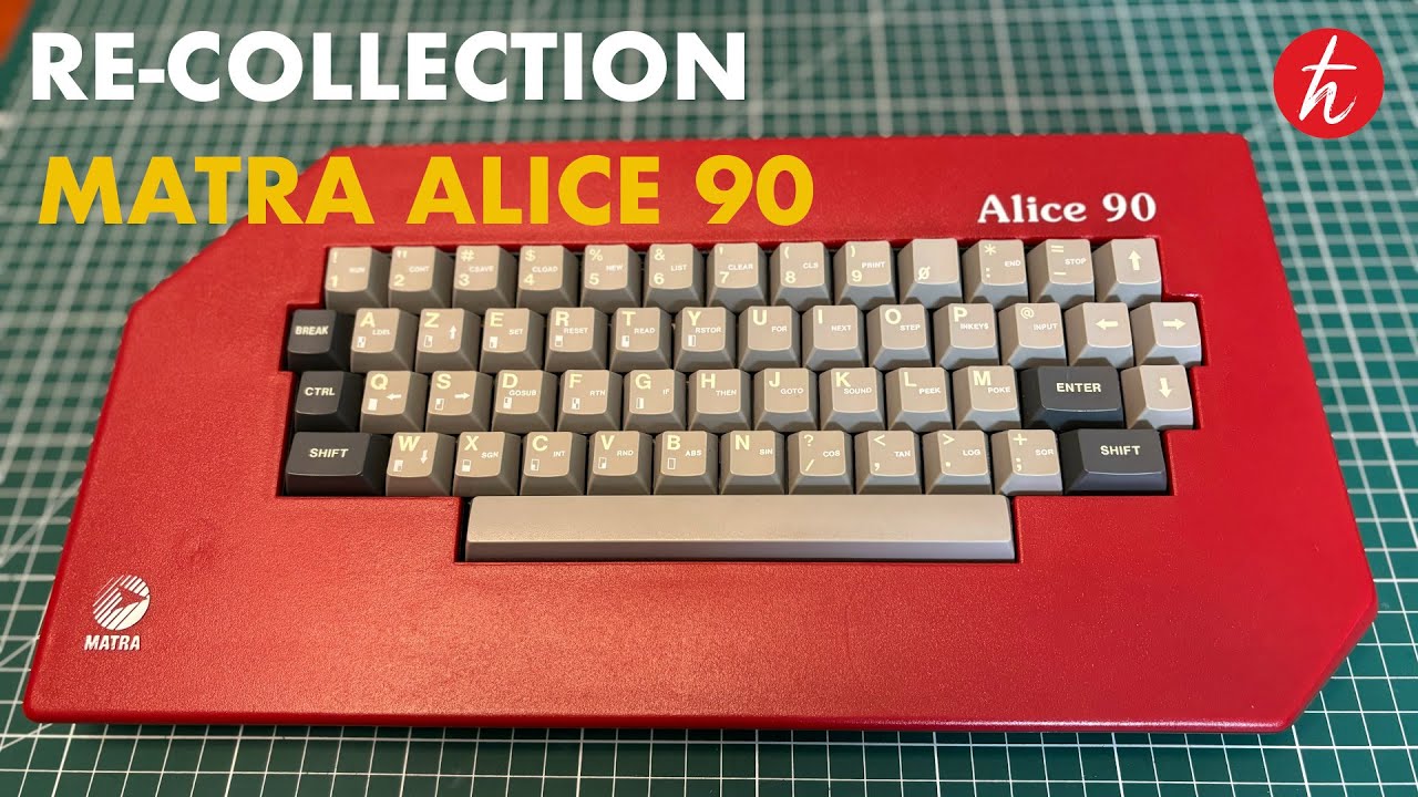 Matra-Hachette Alice 90 recollection #retrocomputing #matra #hachette  #alice90