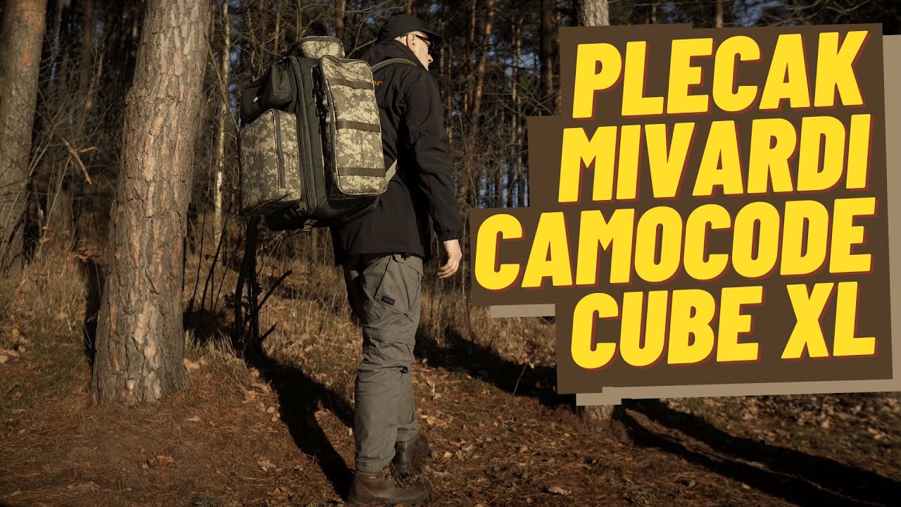 Plecak Mivardi CamoCODE Cube XL / Przydatny podczas zasiadki