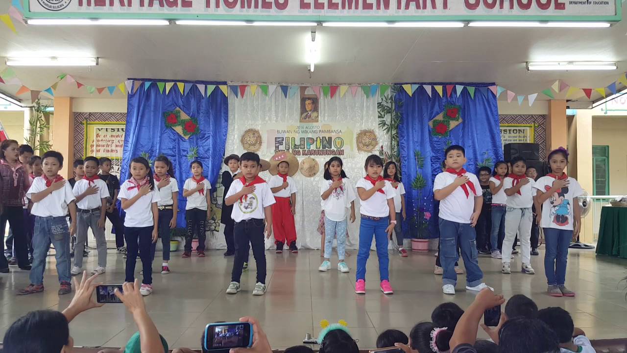 Buwan ng Wika 2016 Interpretative Dance ft. Bayan ko - Freddie Aguilar