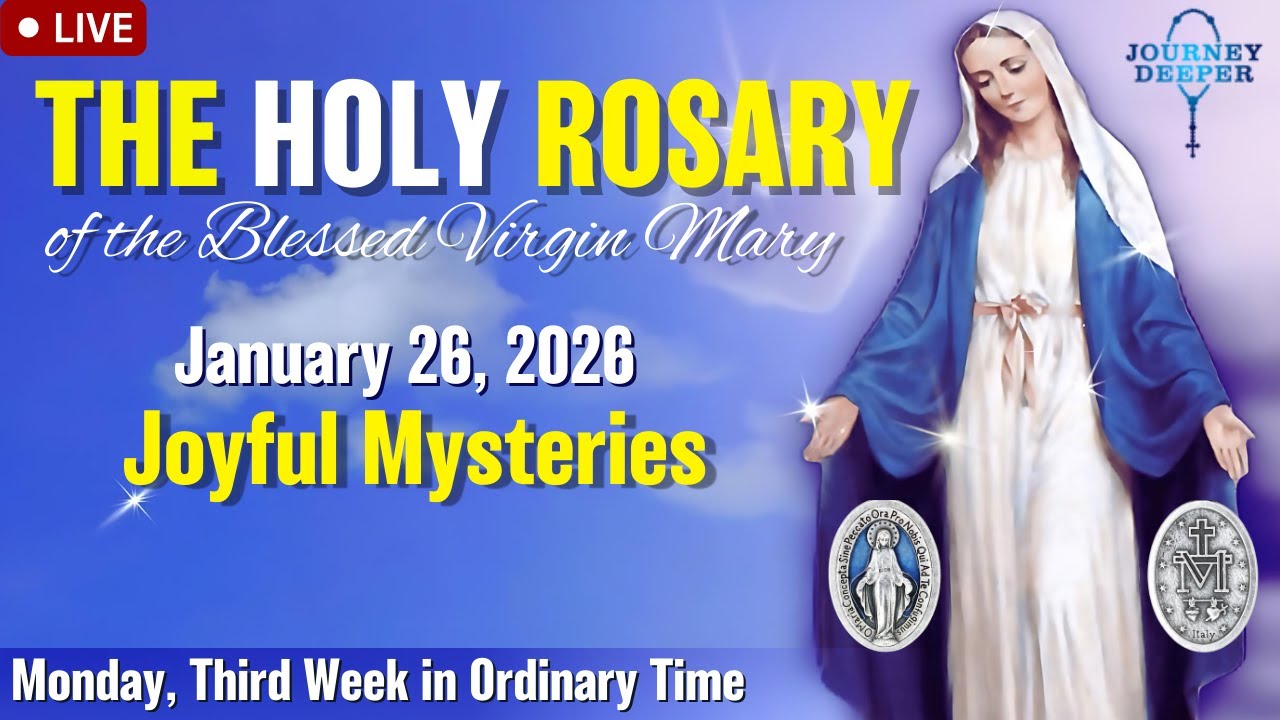 🔴 Rosary Saturday Joyful Mysteries of the Rosary January 24, 2026 Praying together