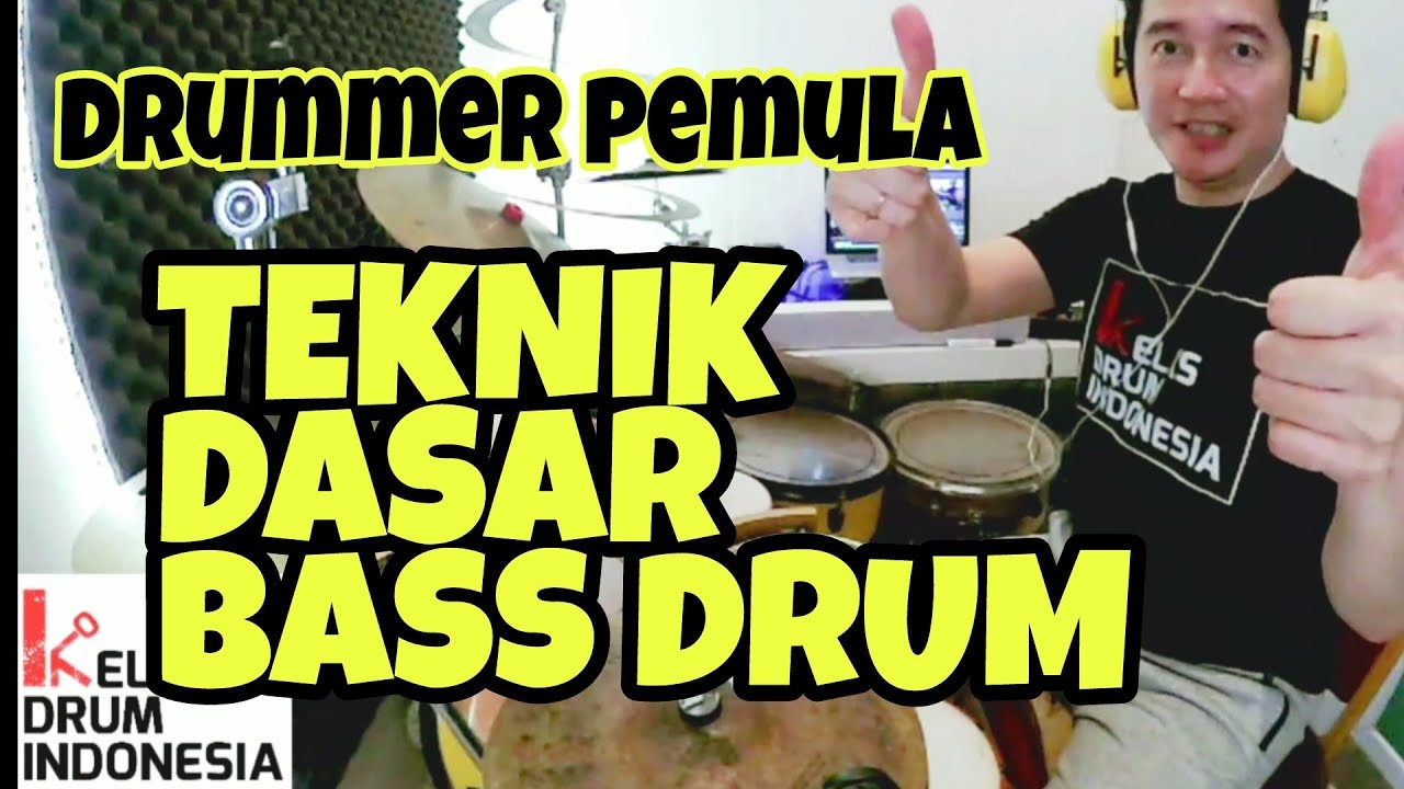Teknik Dasar Memainkan Bass Drum *onlineclass081519407855* #drum #belajardrum #drummer #drumlesson