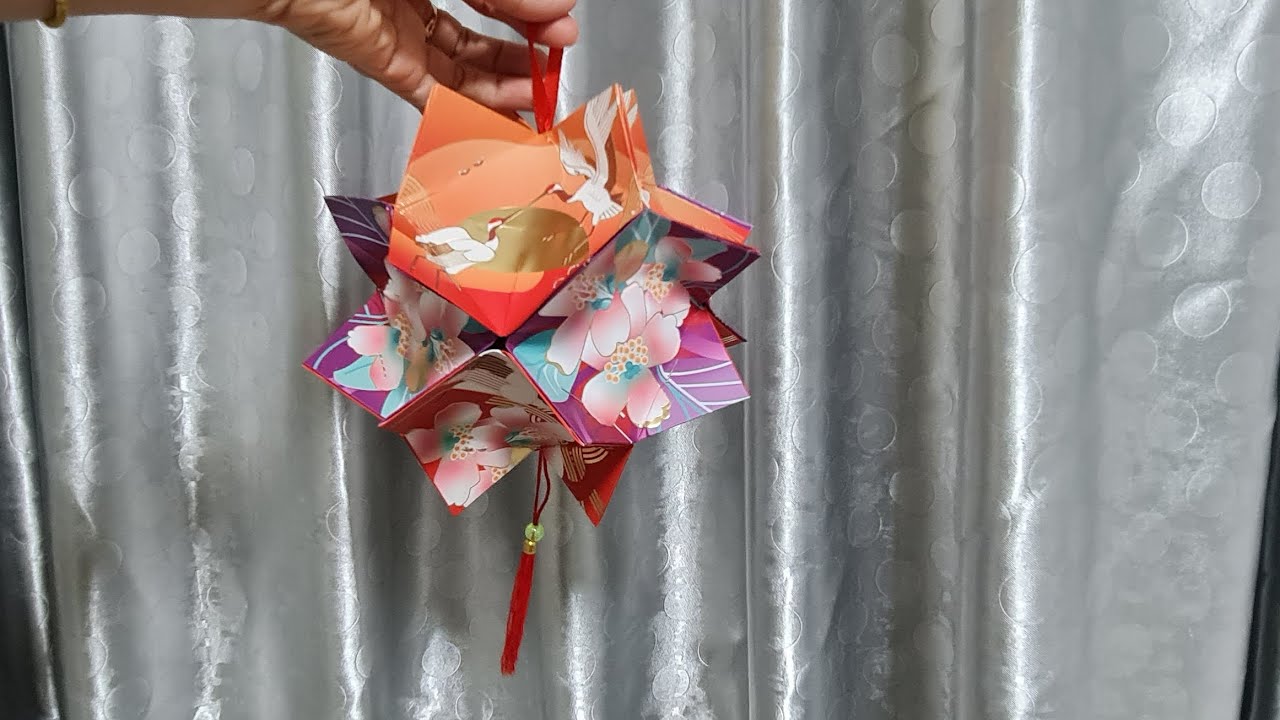 unique flowers lantern! 如何制作灯笼装饰!