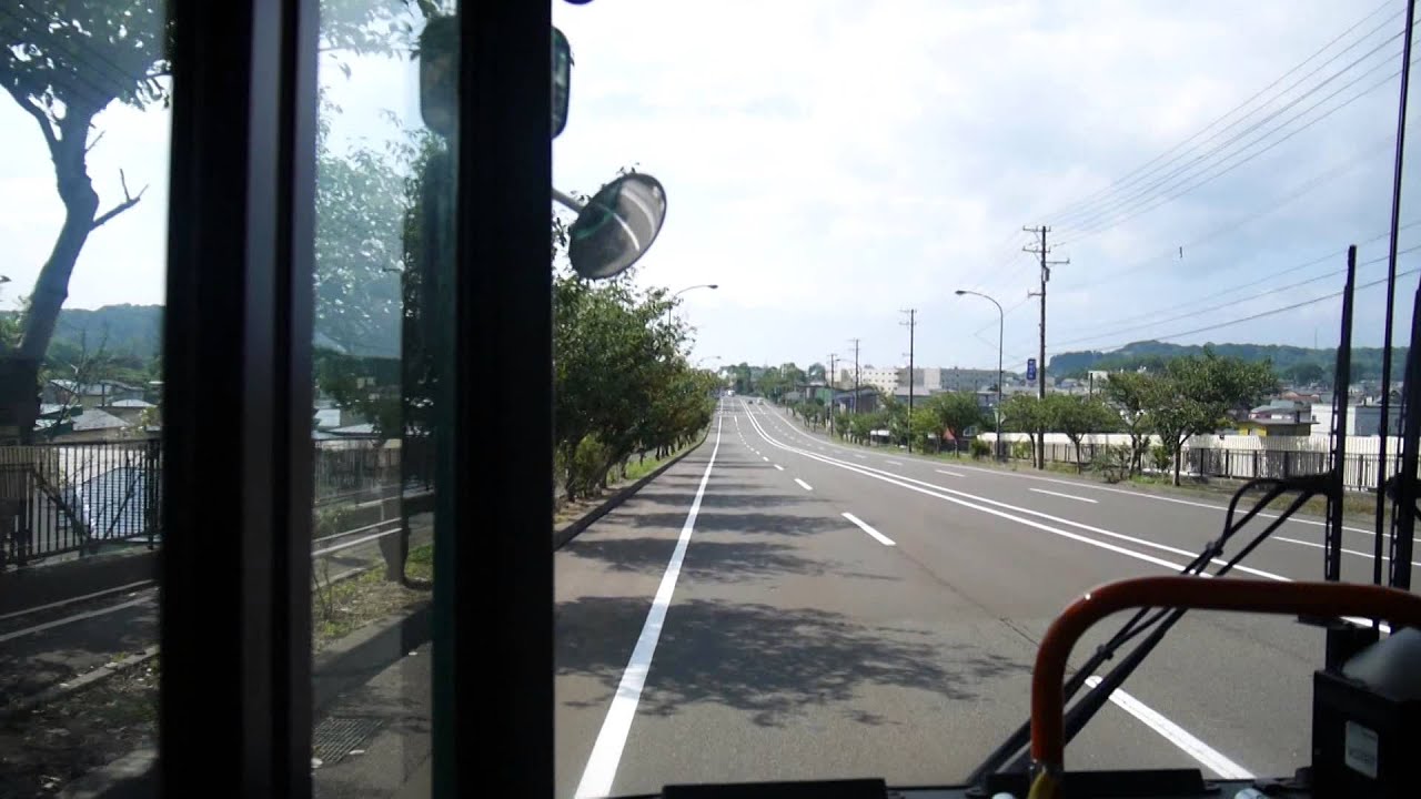 【前面展望】登別温泉～母恋駅～室蘭港【道南バス_日本縦断中！】