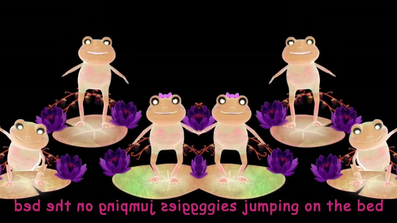 The Little Froggies Jumping On The Leaf Effects//Sponsored By Gamavison Csupo Effects 