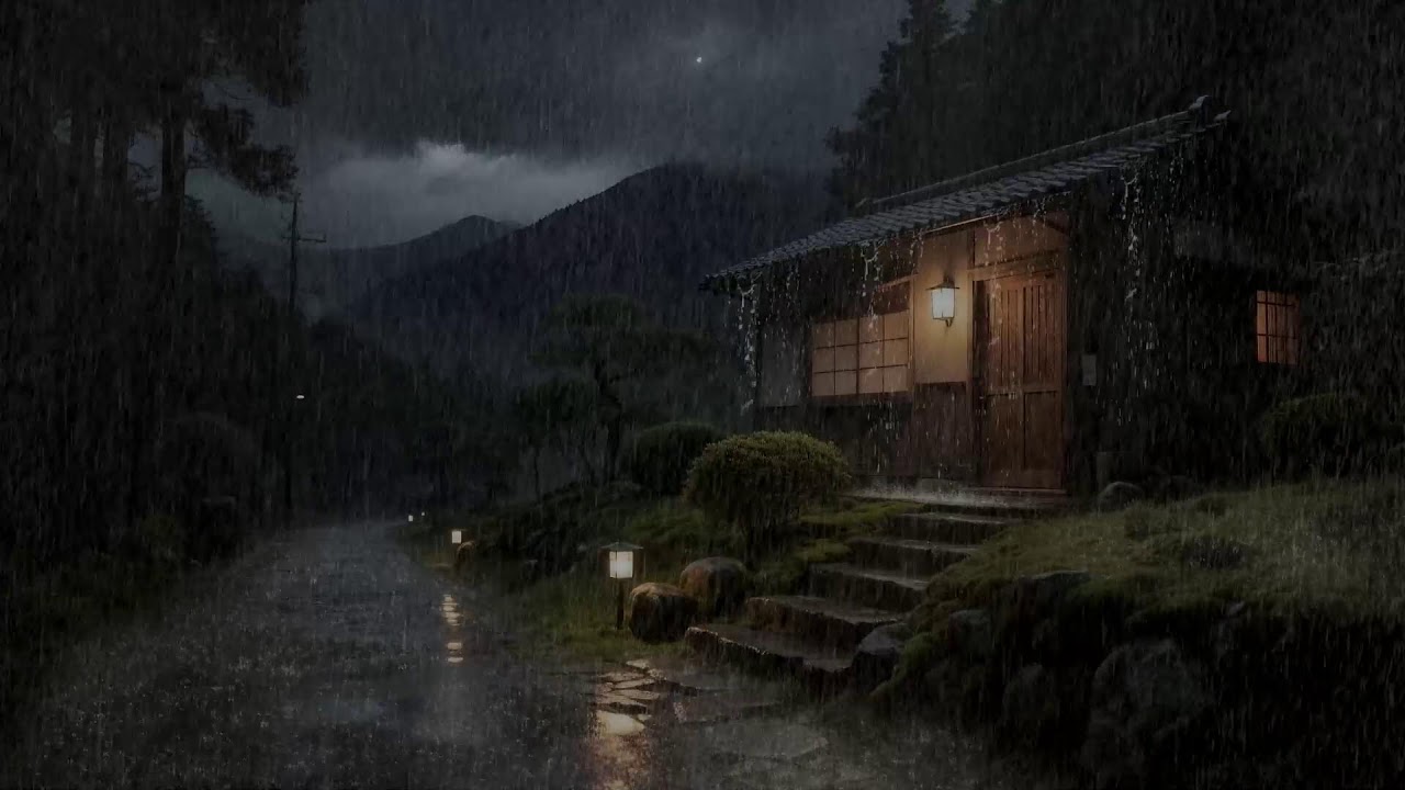 Pluie Douce 🌧️ Sons Naturels pour Sommeil Profond et Rêves Paisibles 😌