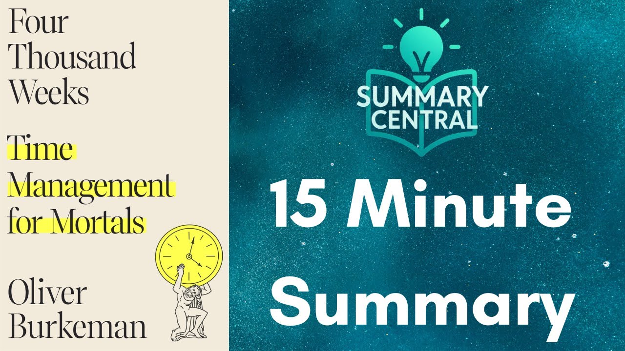 Why Productivity Is Making You Miserable – Four Thousand Weeks (15-Minute Summary)