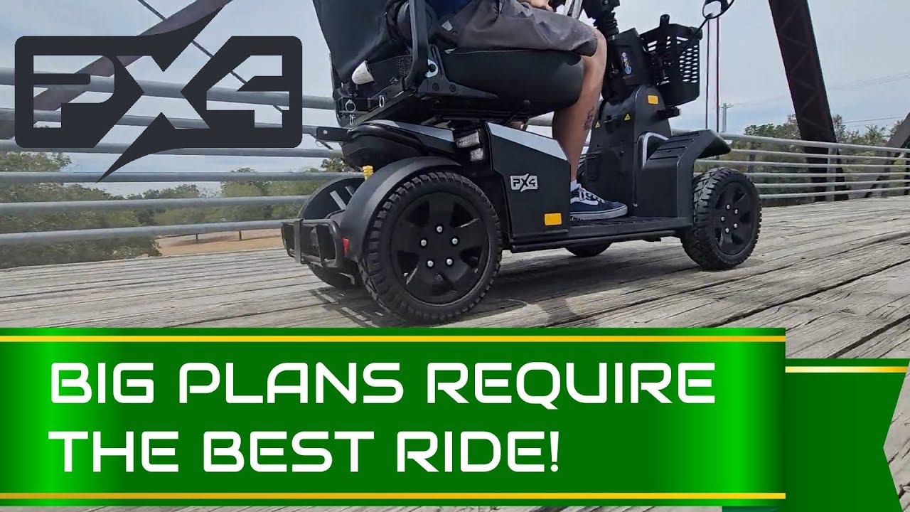 BIG PLANS REQUIRE THE BEST RIDE. PX4 Mobility Scooter by Pride Mobility SC134