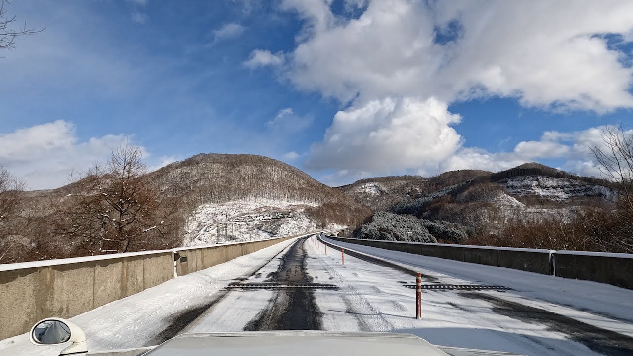 道央自動車道 04：豊浦噴火湾PA→有珠山SA（北海道）
