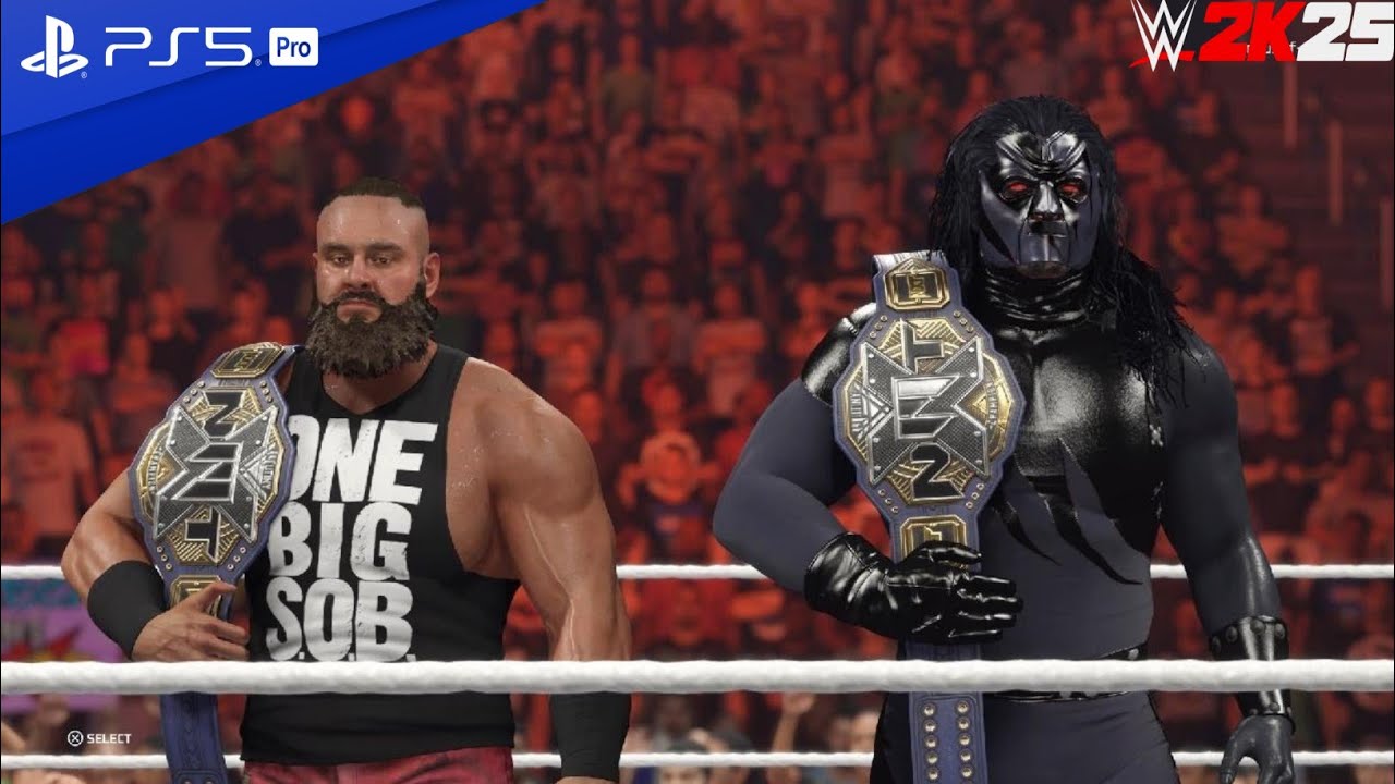 Dark Kane & Braun Strowman vs Cyber Sub-Zero & Cruz Del Toro | WWE 2K25 PS5 Gameplay | 18 jan 2026