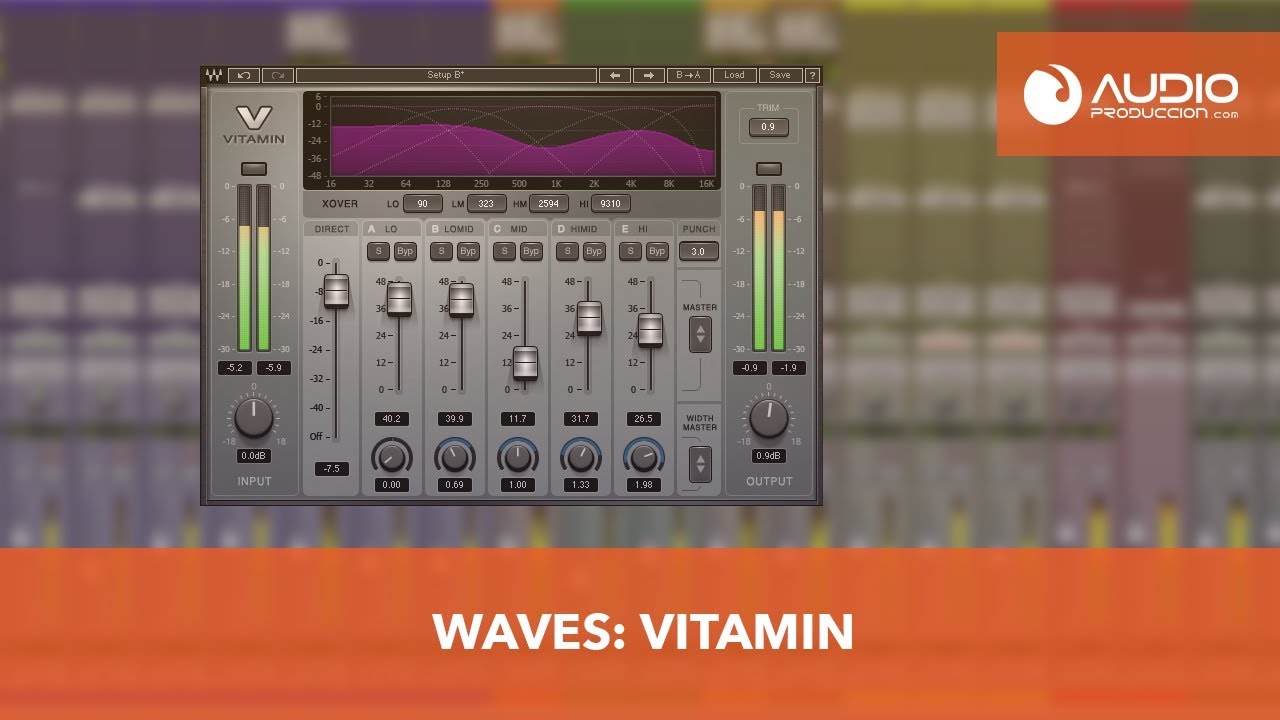 Waves Vitamin: Punch y Claridad A Tus Mezclas