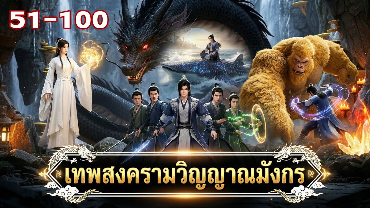 เทพสงครามวิญญาณมังกร EP.51-100 #นิยายเทพเซียน