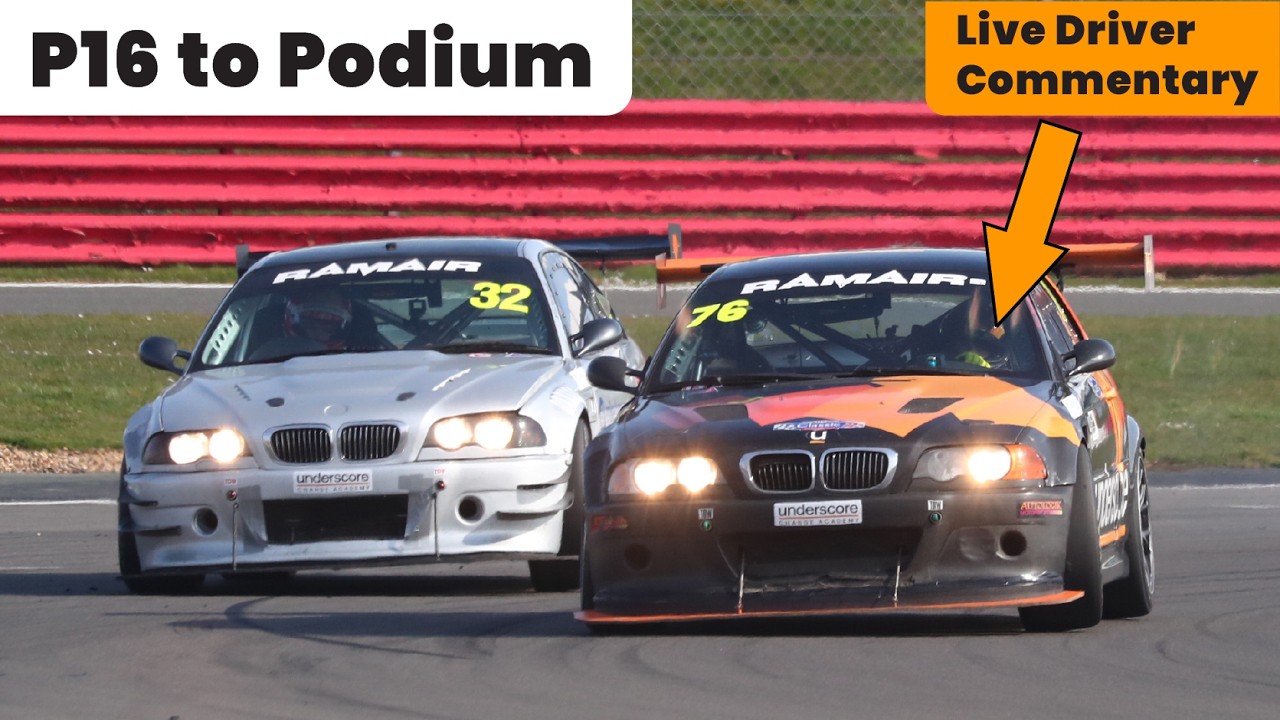 Epic Race! P2 to P16 to Podium | Silverstone International | BMW M3 POV Onboard