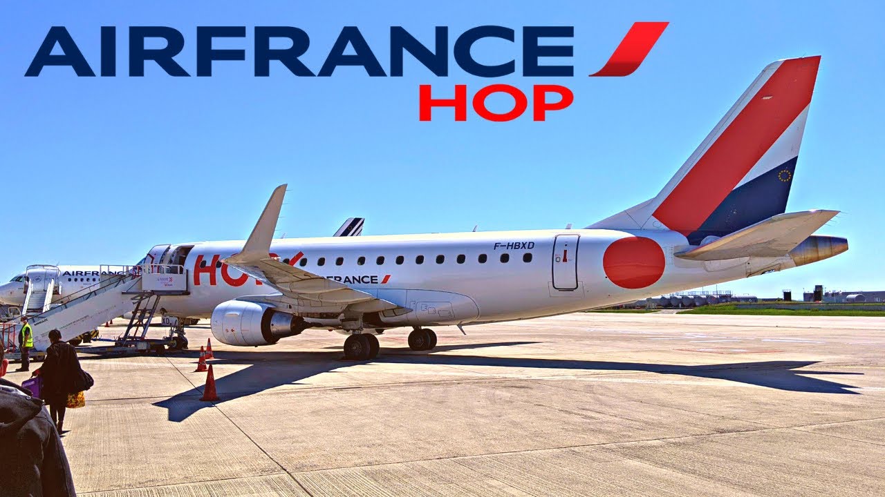 AIR FRANCE HOP Embraer 170 Из Парижа в CDG в По